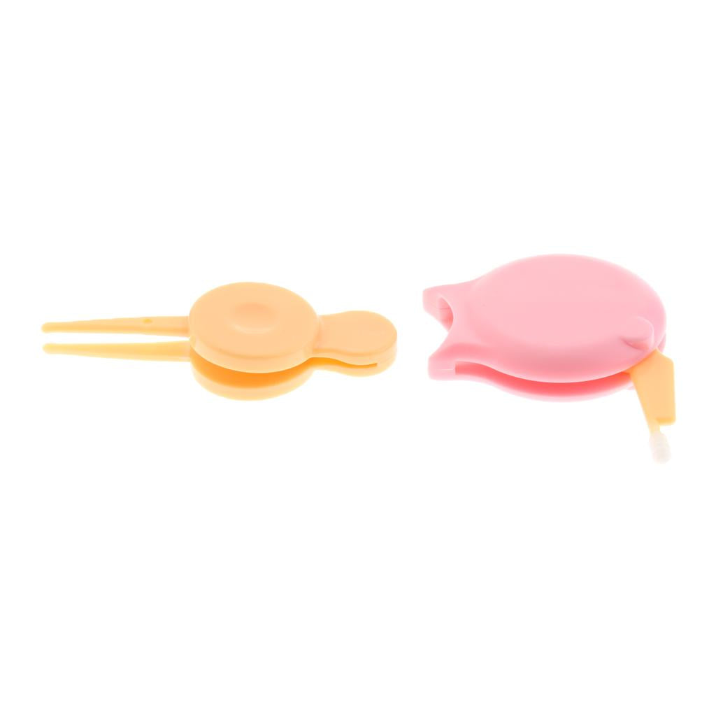 Baby Nose Cleaner Tweezers Cleaning Forceps Safety Clip Newborn Kids Pink