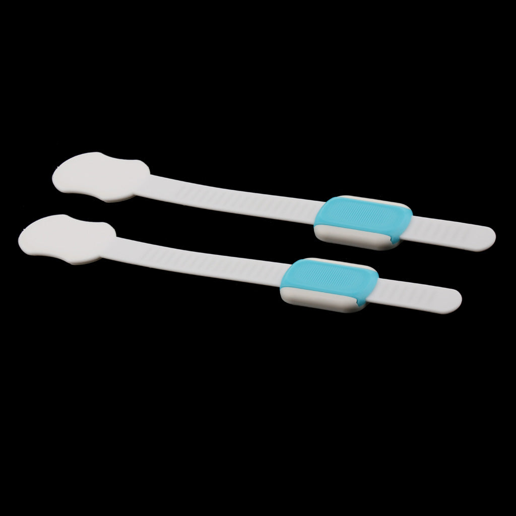 2pcs/Lot Drawer Door Cabinet Cupboard Toilet Safety Locks Blue
