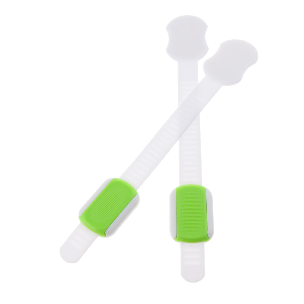 2pcs/Lot Drawer Door Cabinet Cupboard Toilet Safety Locks Green