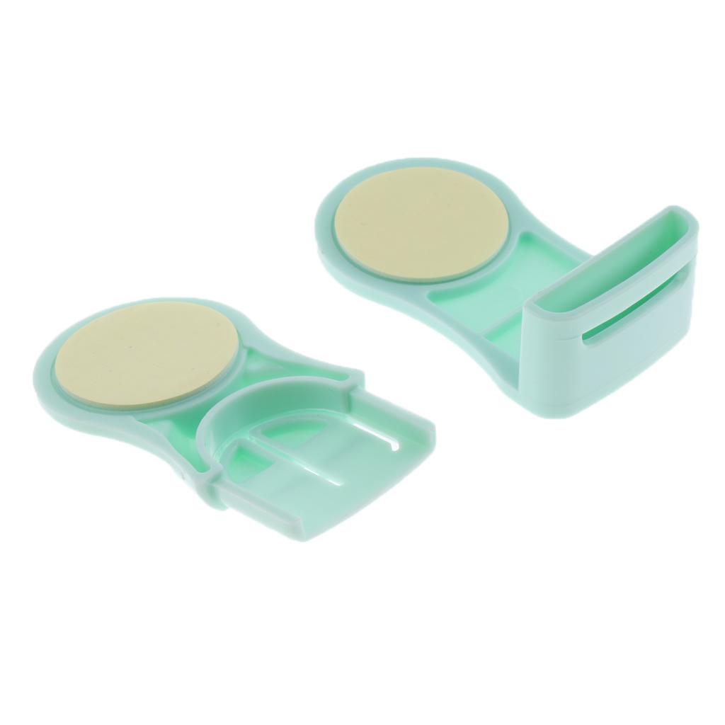 Pack of 10 Plastic Baby Proofing Right Angle Safety Lock for Cabinets Green