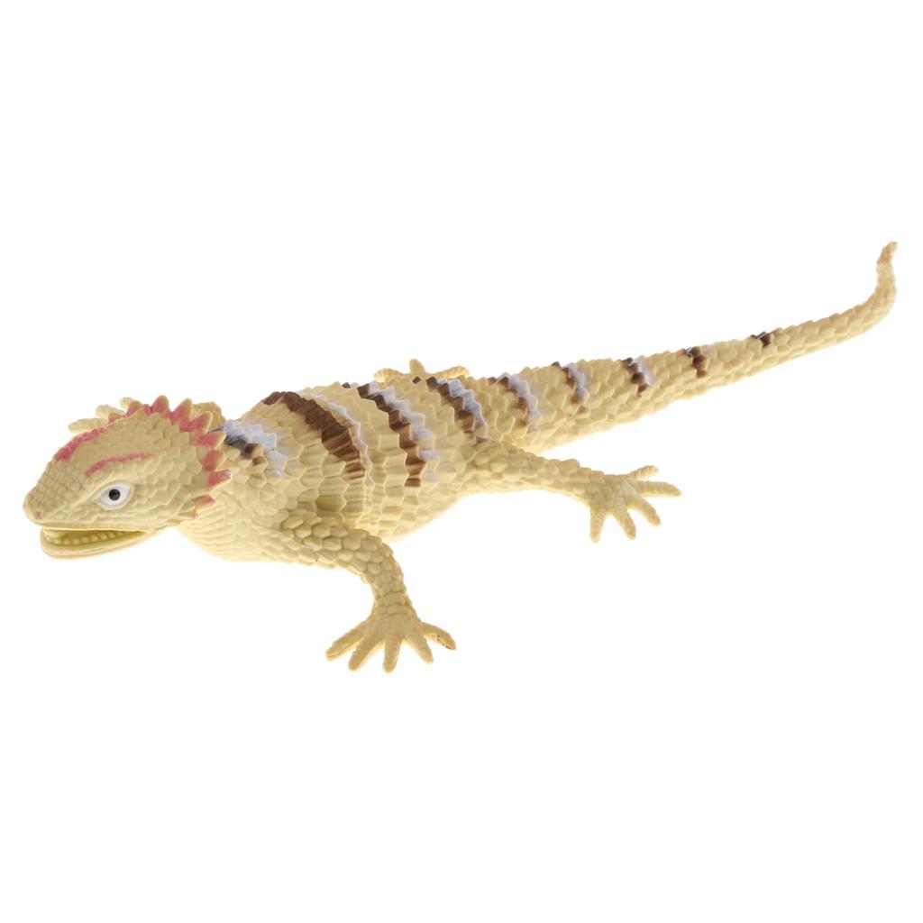 Mini Soft Lizard Model Toy High Simulation Animal Pretended Play Skin Color