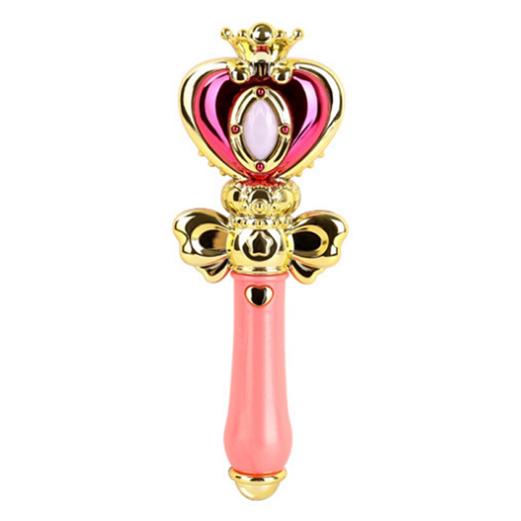 Princess Fairy Wand Magic Wands Flashing Glow Wand with Music Heart Shape