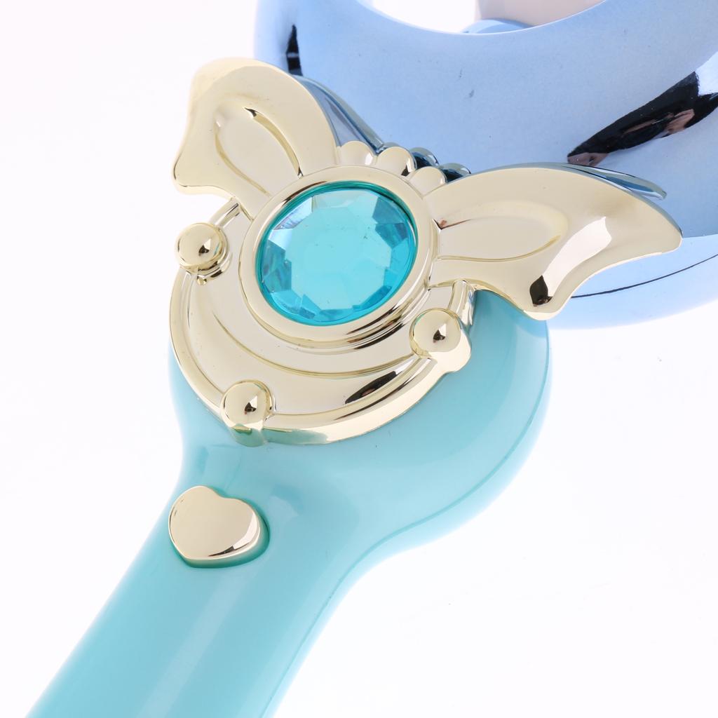 Princess Fairy Wand Magic Wands Flashing Glow Wand with Music Moon Shape