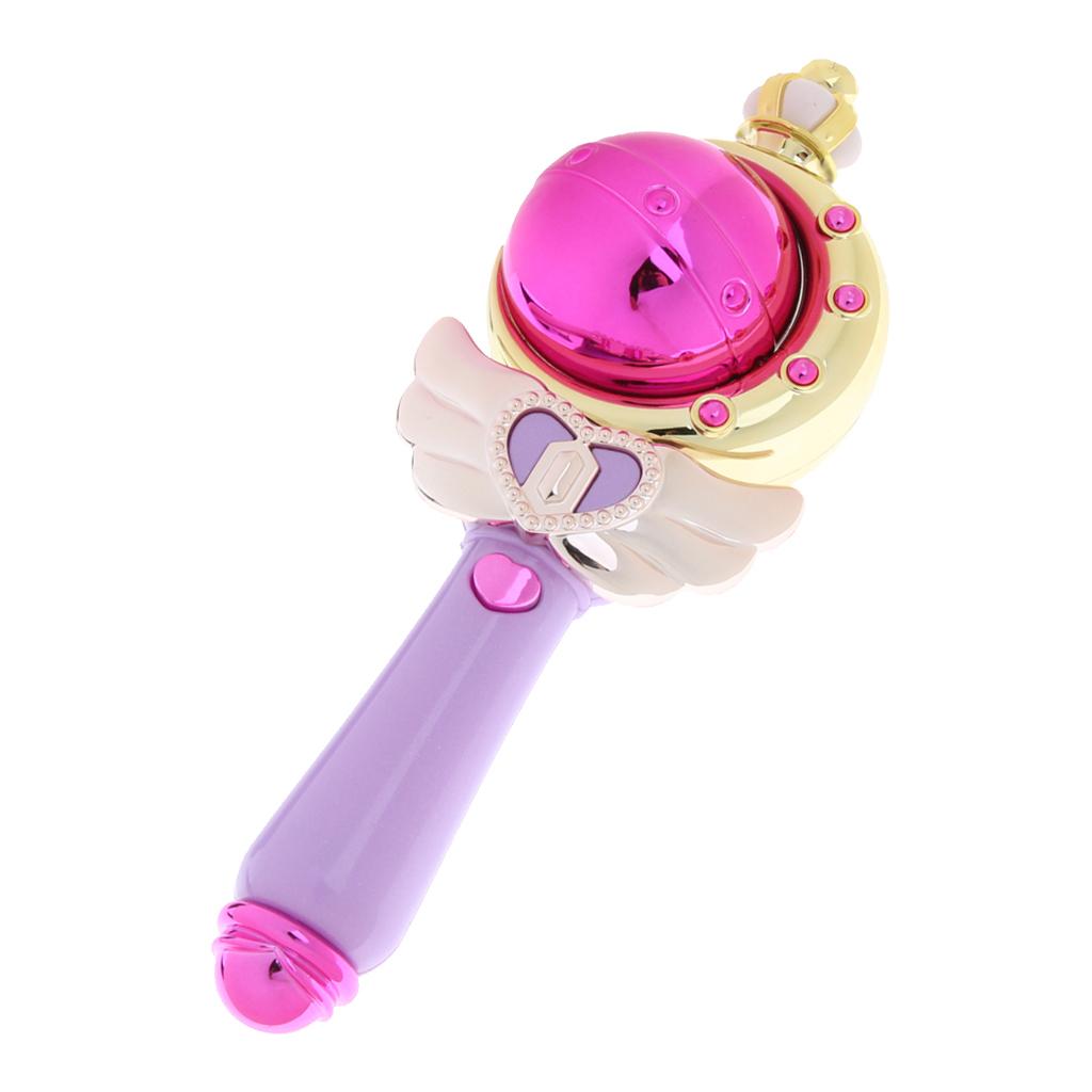 Princess Fairy Wand Magic Wands Flashing Glow Wand with Music Sun Shape