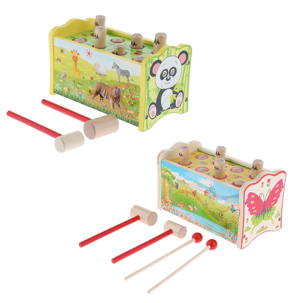 Xylophone Piano Pounding Bench for Kids Butterfly Pattern