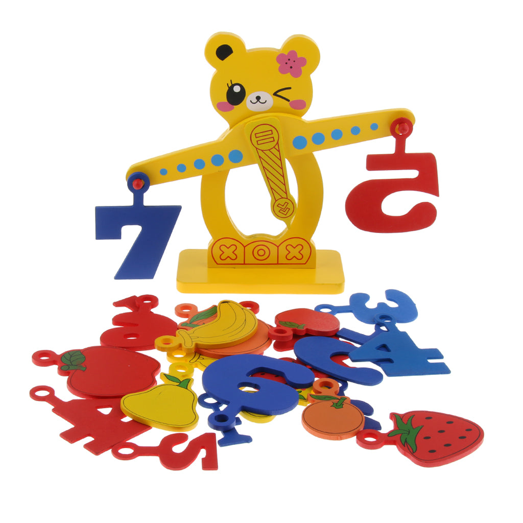 Balance Scale Montessori Educational Creative Baby Early Development Toy