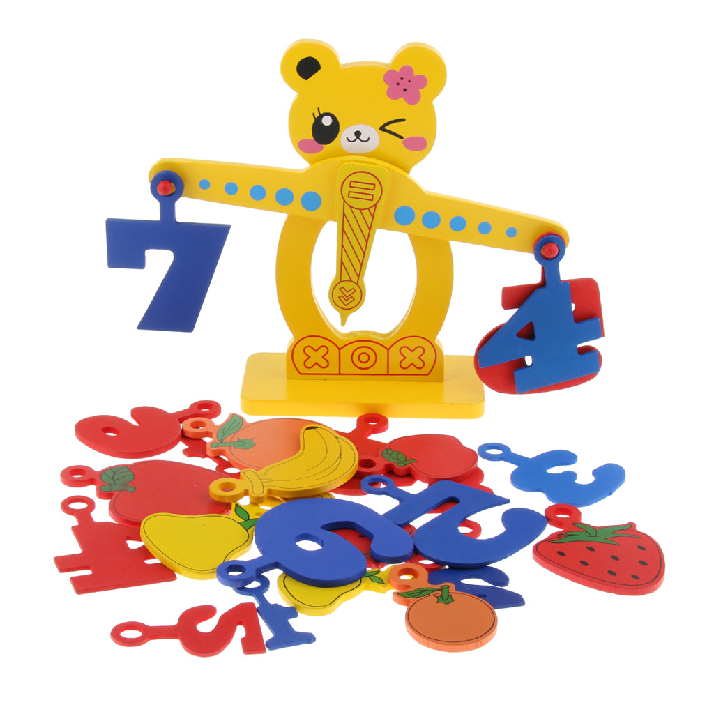Balance Scale Montessori Educational Creative Baby Early Development Toy