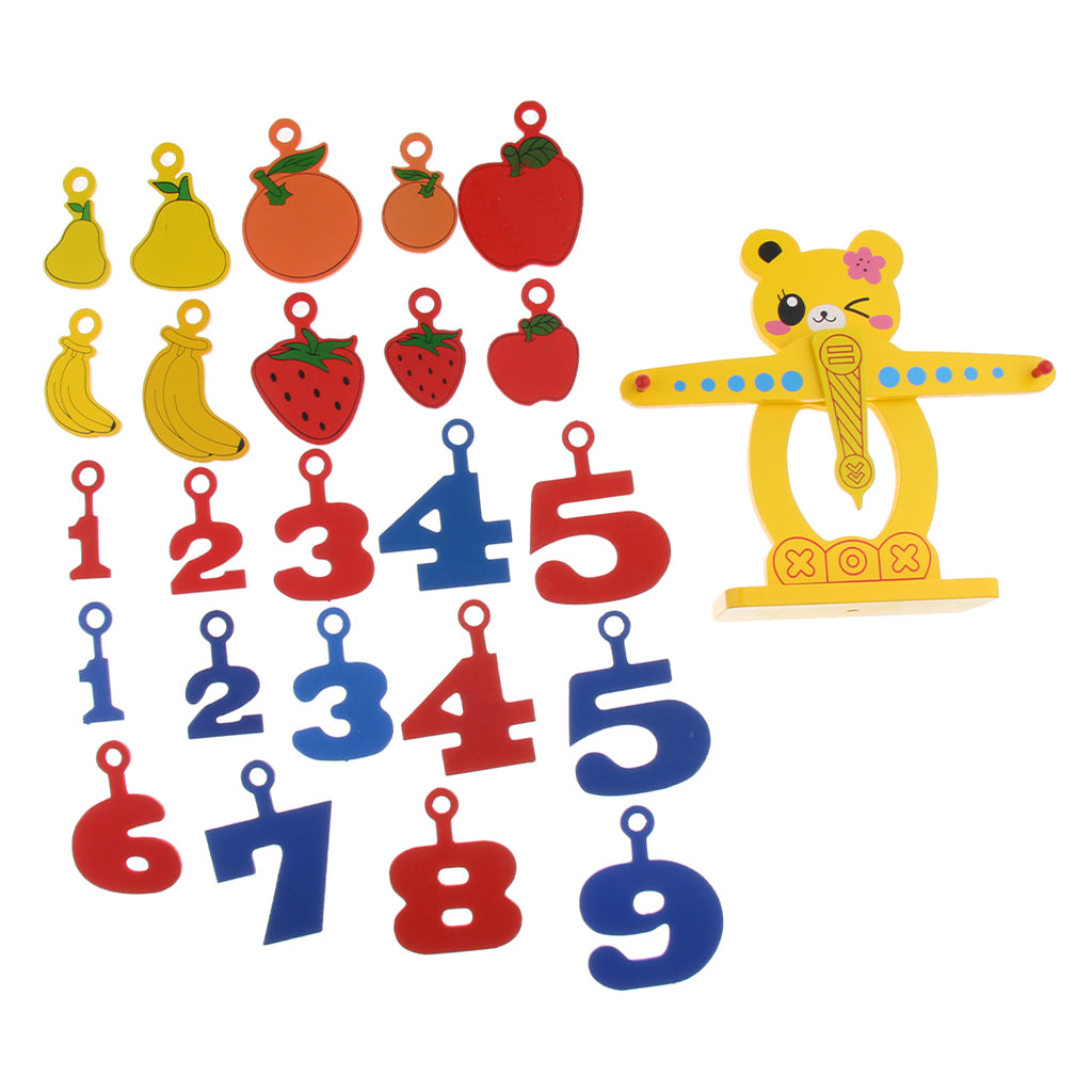 Balance Scale Montessori Educational Creative Baby Early Development Toy