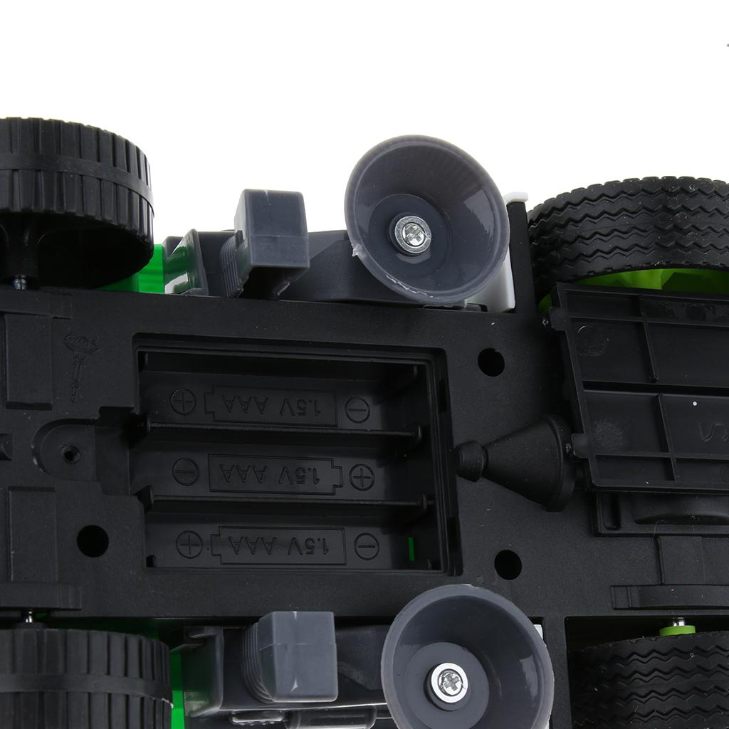 Electric Pull Back Truck w/ Sound Light Vehicle Kids Toy Sanitation Truck