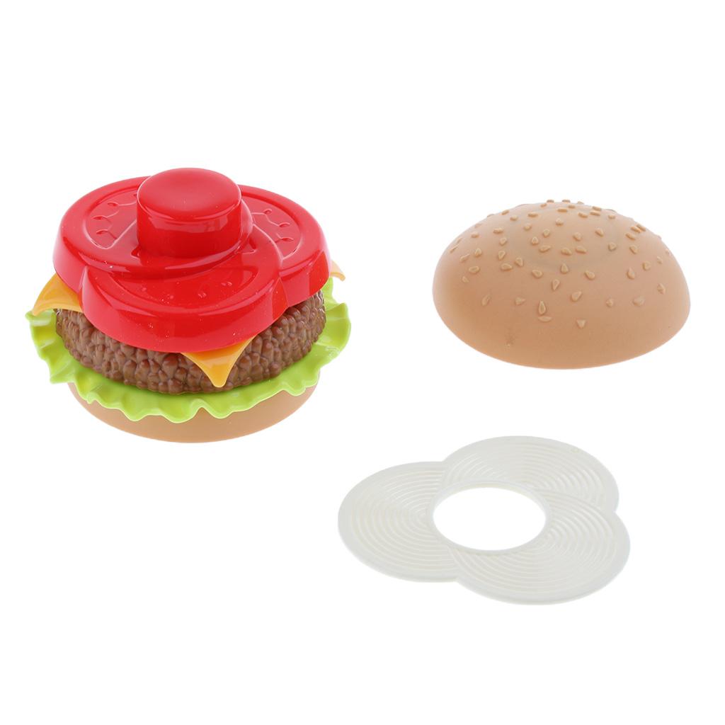 Simulation Kitchen Play Food Snack Role Play Pretend Toy Hamburger