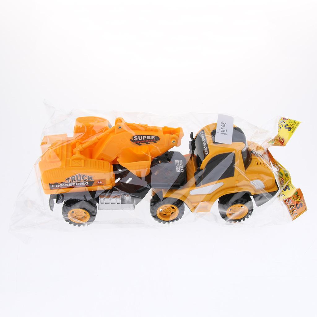 Pull Back Vehicle Construction Truck Model Toy Kids Gift Excavator