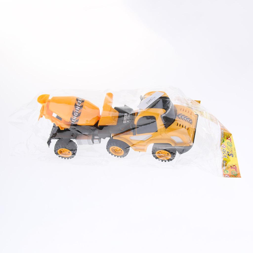 Pull Back Vehicle Construction Truck Model Toy Kids Gift Cement Truck