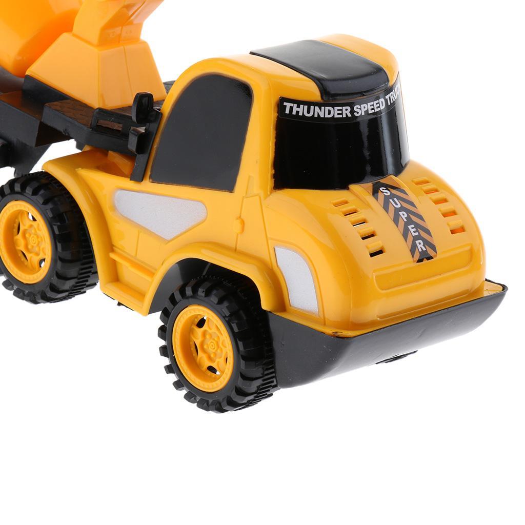 Pull Back Vehicle Construction Truck Model Toy Kids Gift Cement Truck