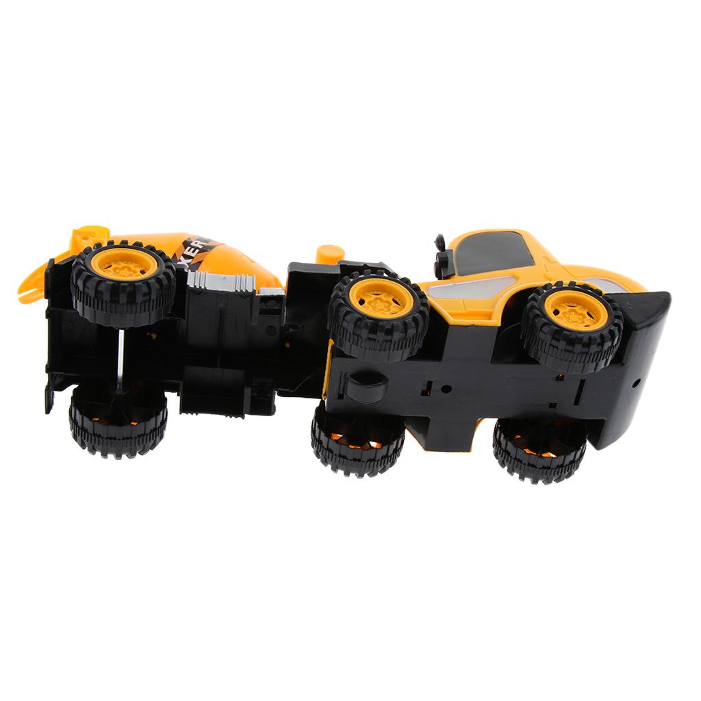 Pull Back Vehicle Construction Truck Model Toy Kids Gift Cement Truck