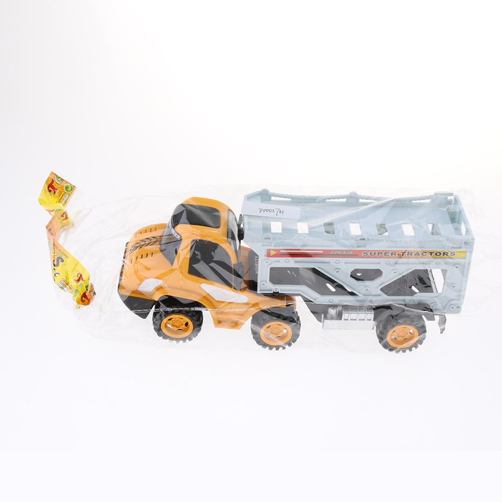 Pull Back Vehicle Construction Truck Model Toy Kids Gift Tractor Truck