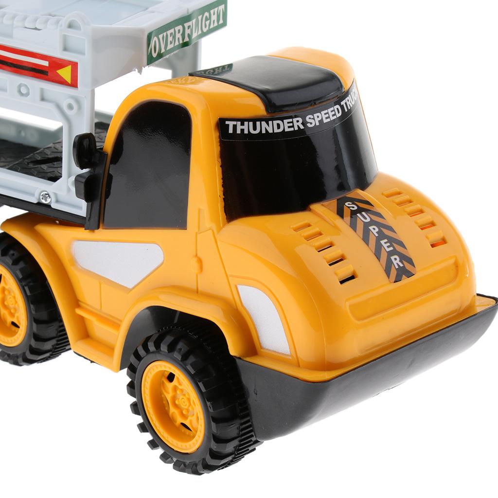 Pull Back Vehicle Construction Truck Model Toy Kids Gift Tractor Truck