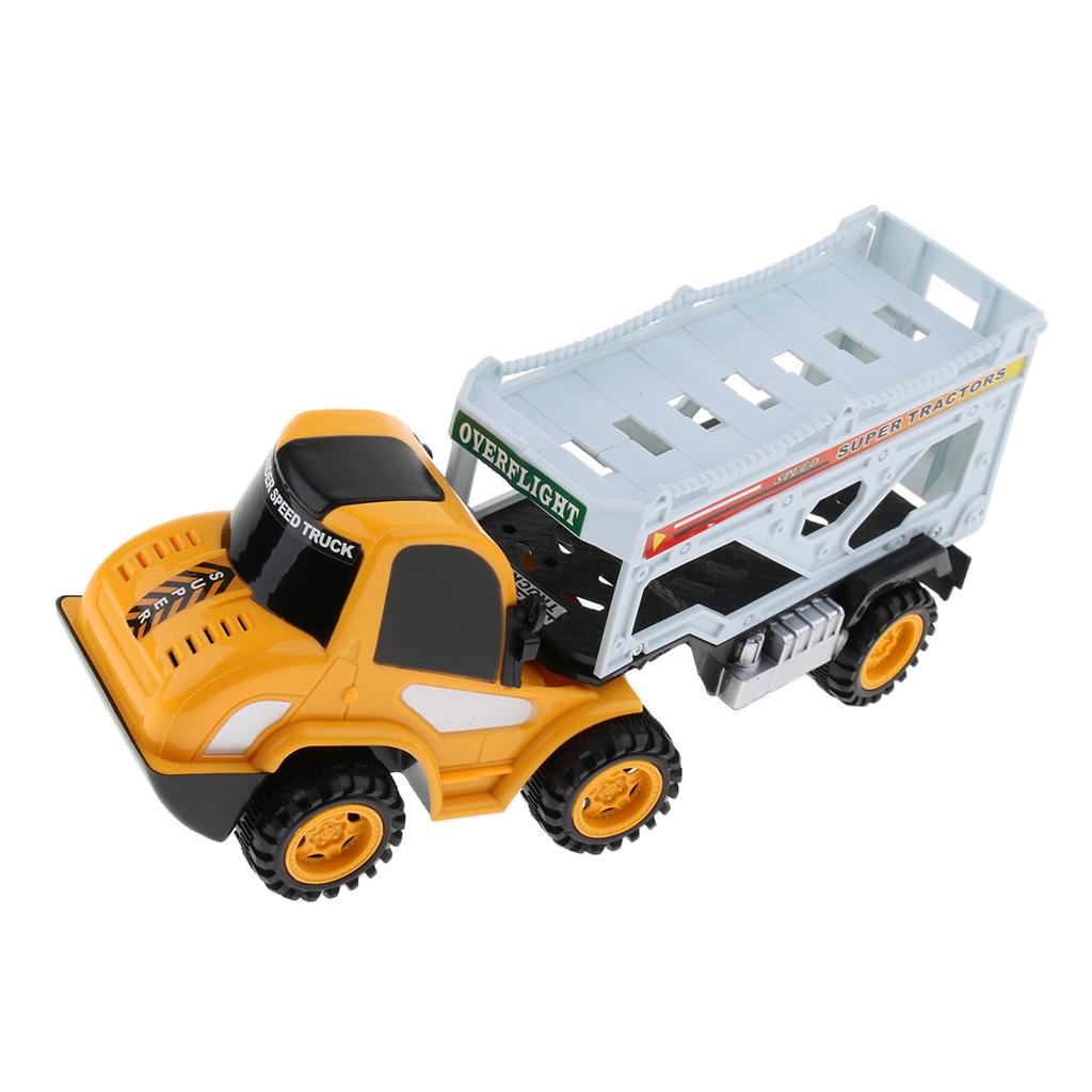Pull Back Vehicle Construction Truck Model Toy Kids Gift Tractor Truck