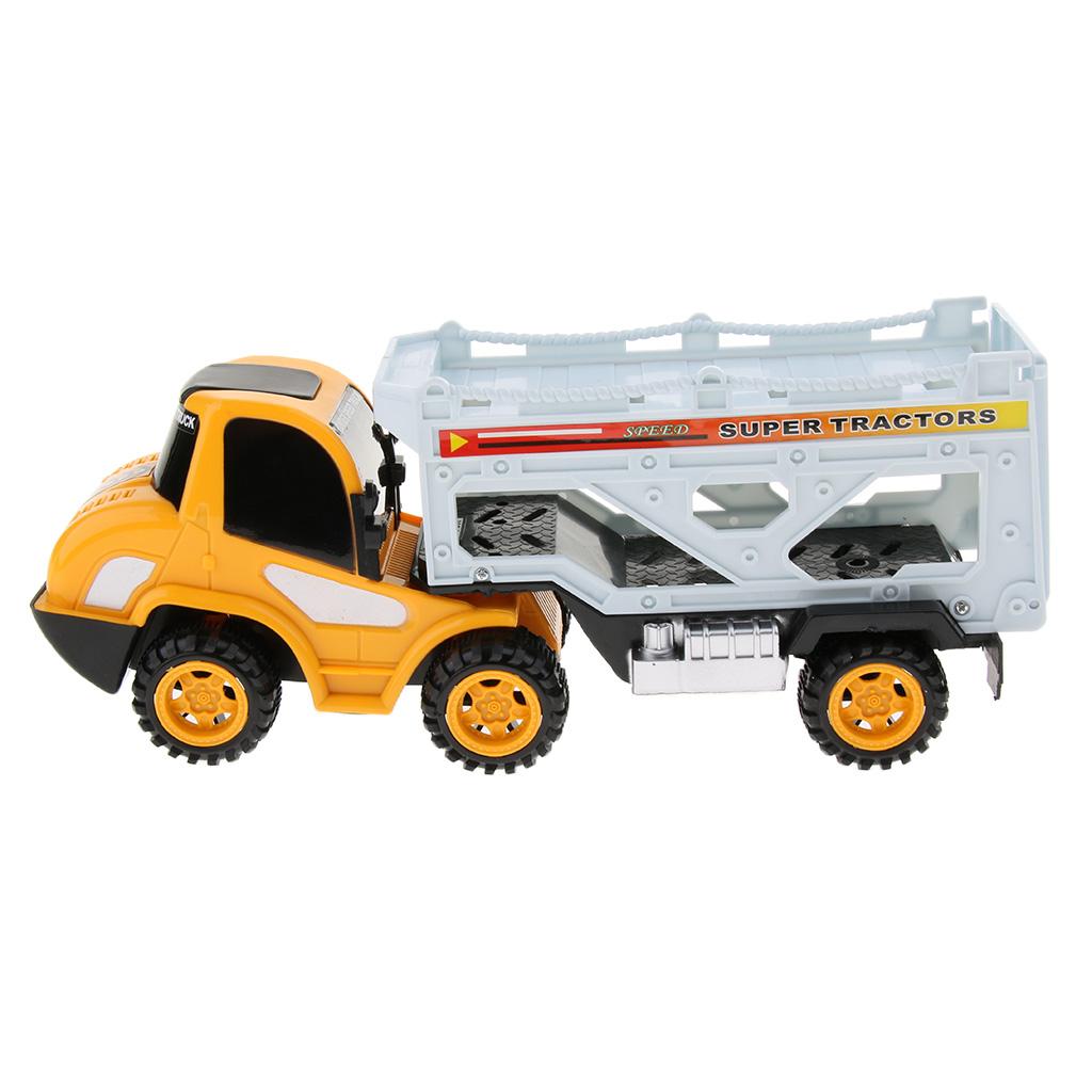Pull Back Vehicle Construction Truck Model Toy Kids Gift Tractor Truck