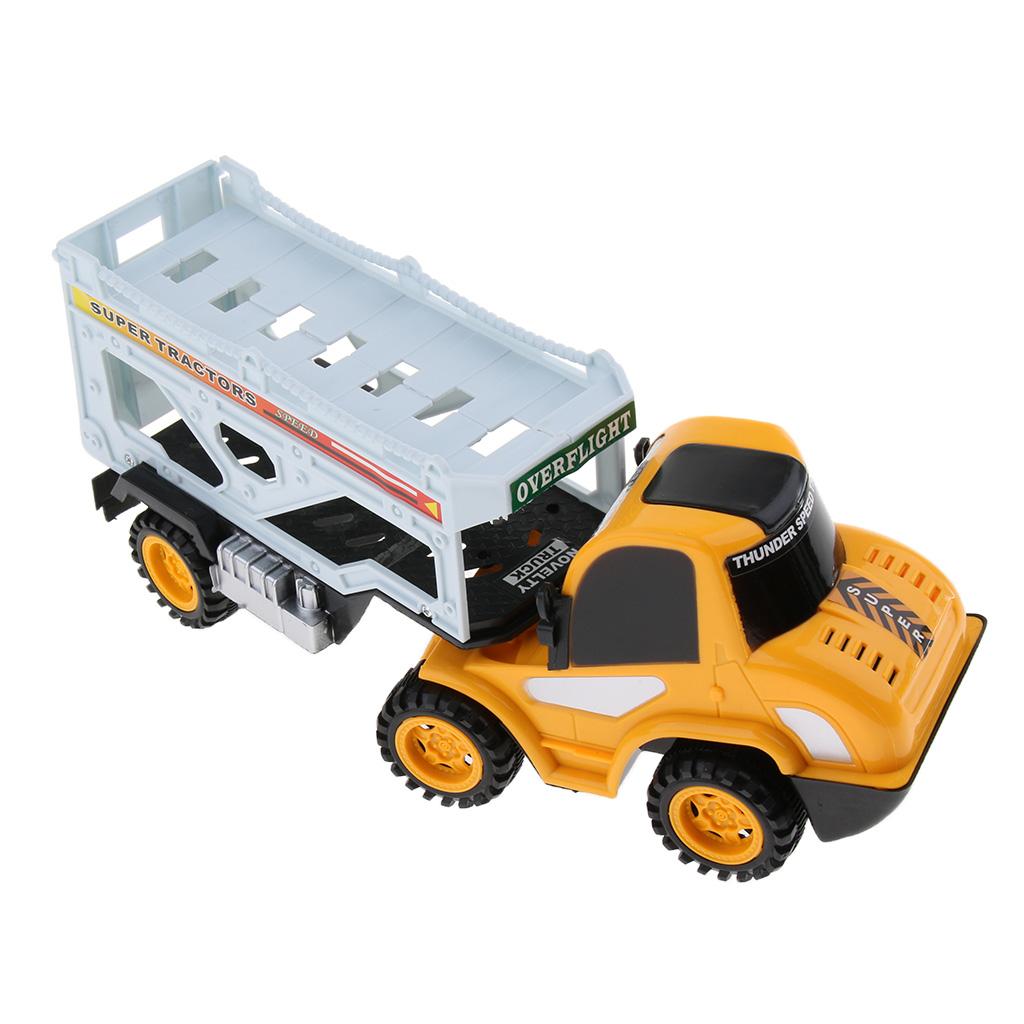 Pull Back Vehicle Construction Truck Model Toy Kids Gift Tractor Truck