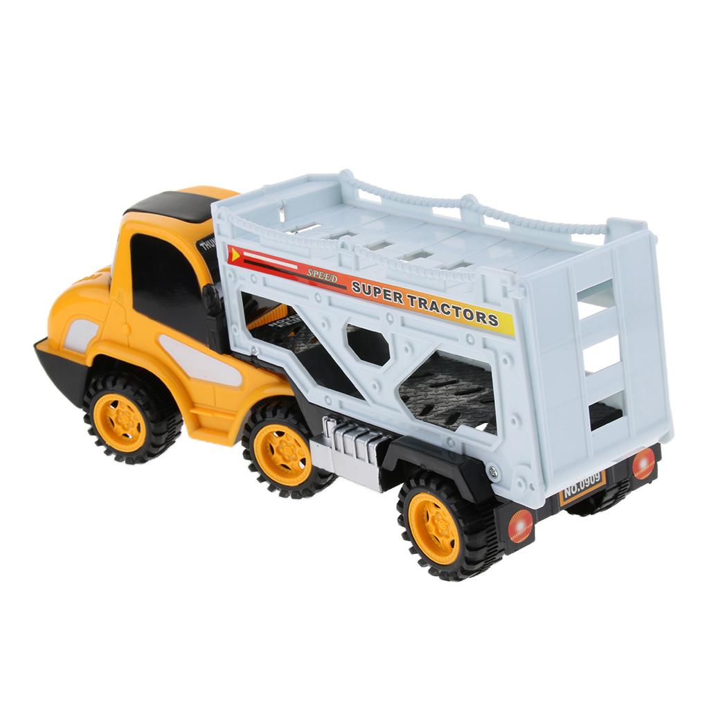 Pull Back Vehicle Construction Truck Model Toy Kids Gift Tractor Truck