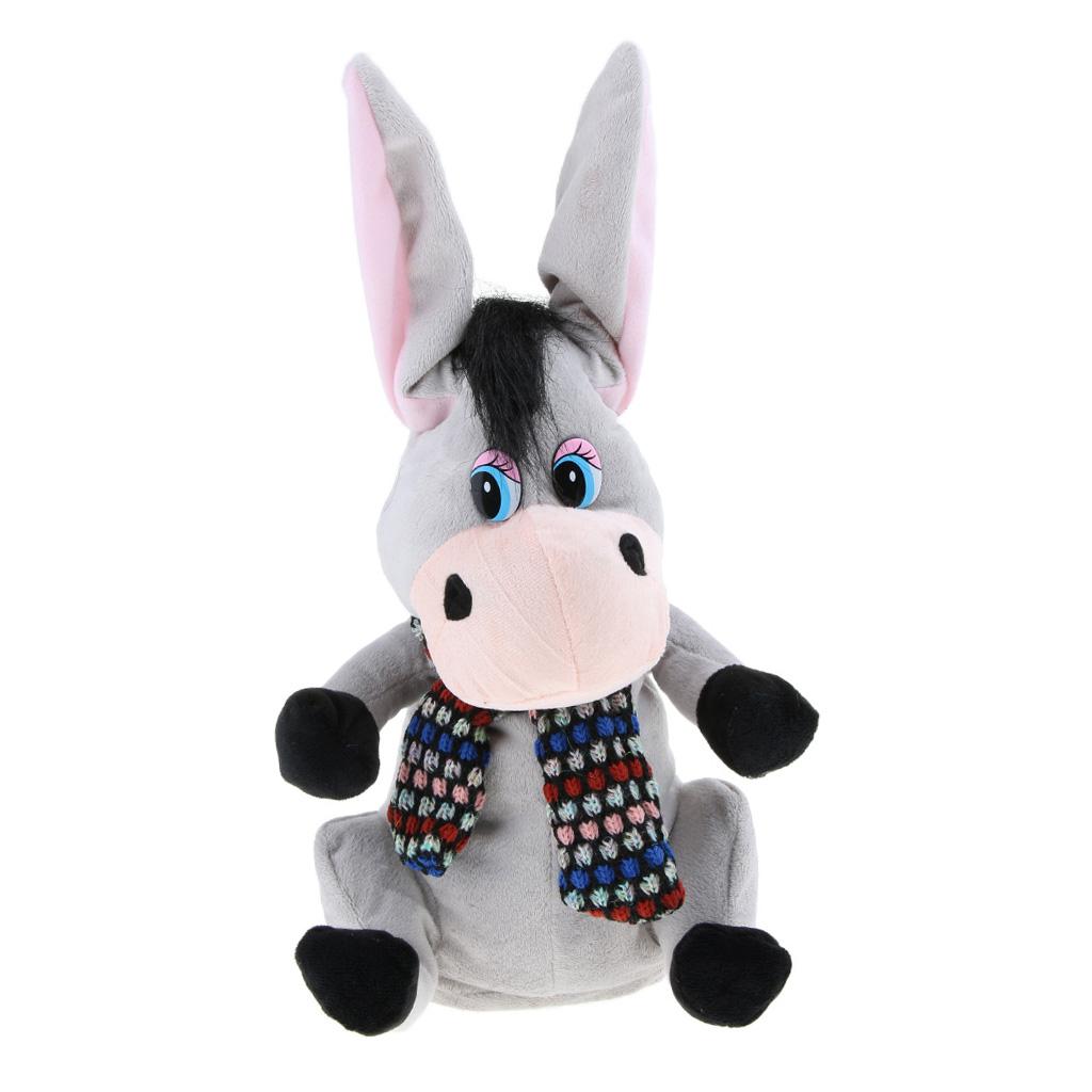Funny Electric Plush Singing Dancing Donkey Doll Kids Early Educational Toy