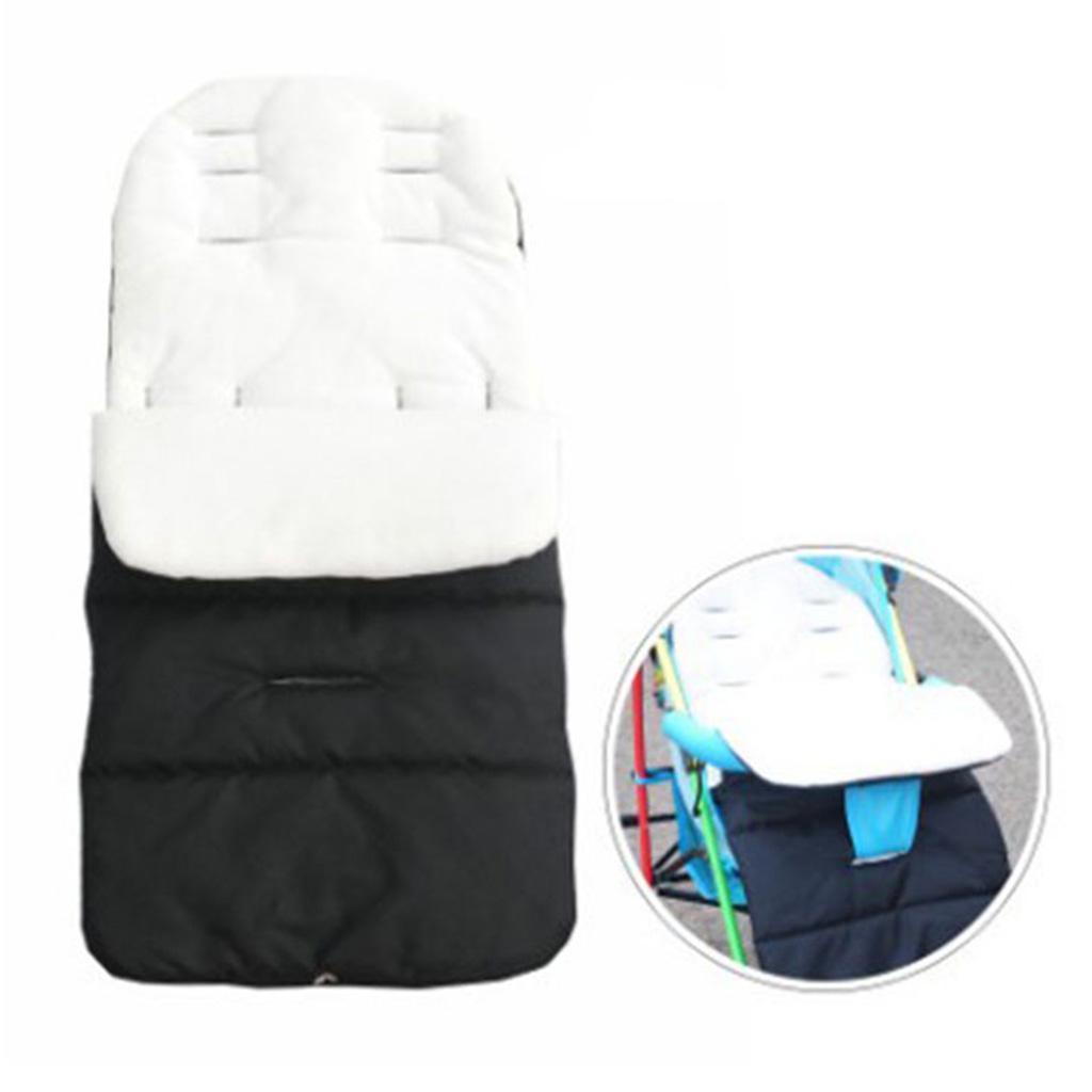 Multi-Purpose Baby Stroller Sleeping Bag Warm Swaddle Blanket Footmuff White