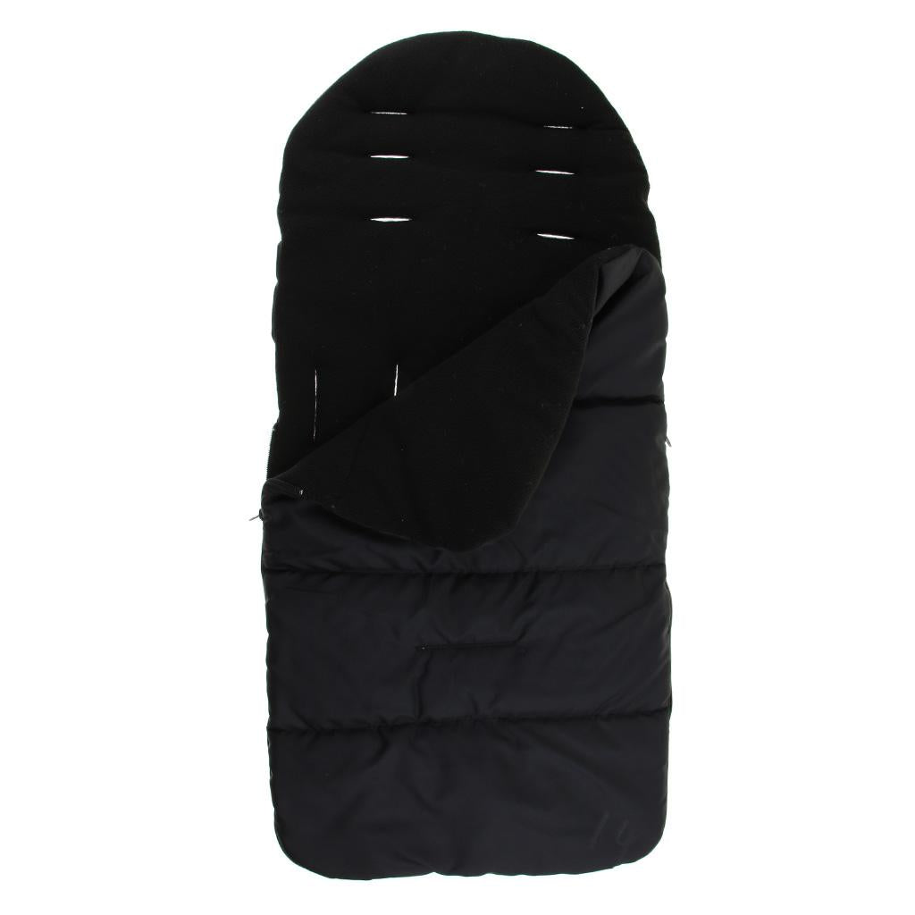Multi-Purpose Baby Stroller Sleeping Bag Warm Swaddle Blanket Footmuff Black