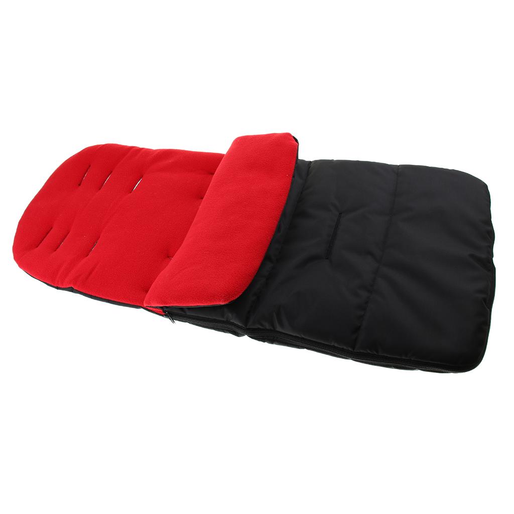 Multi-Purpose Baby Stroller Sleeping Bag Warm Swaddle Blanket Footmuff Red