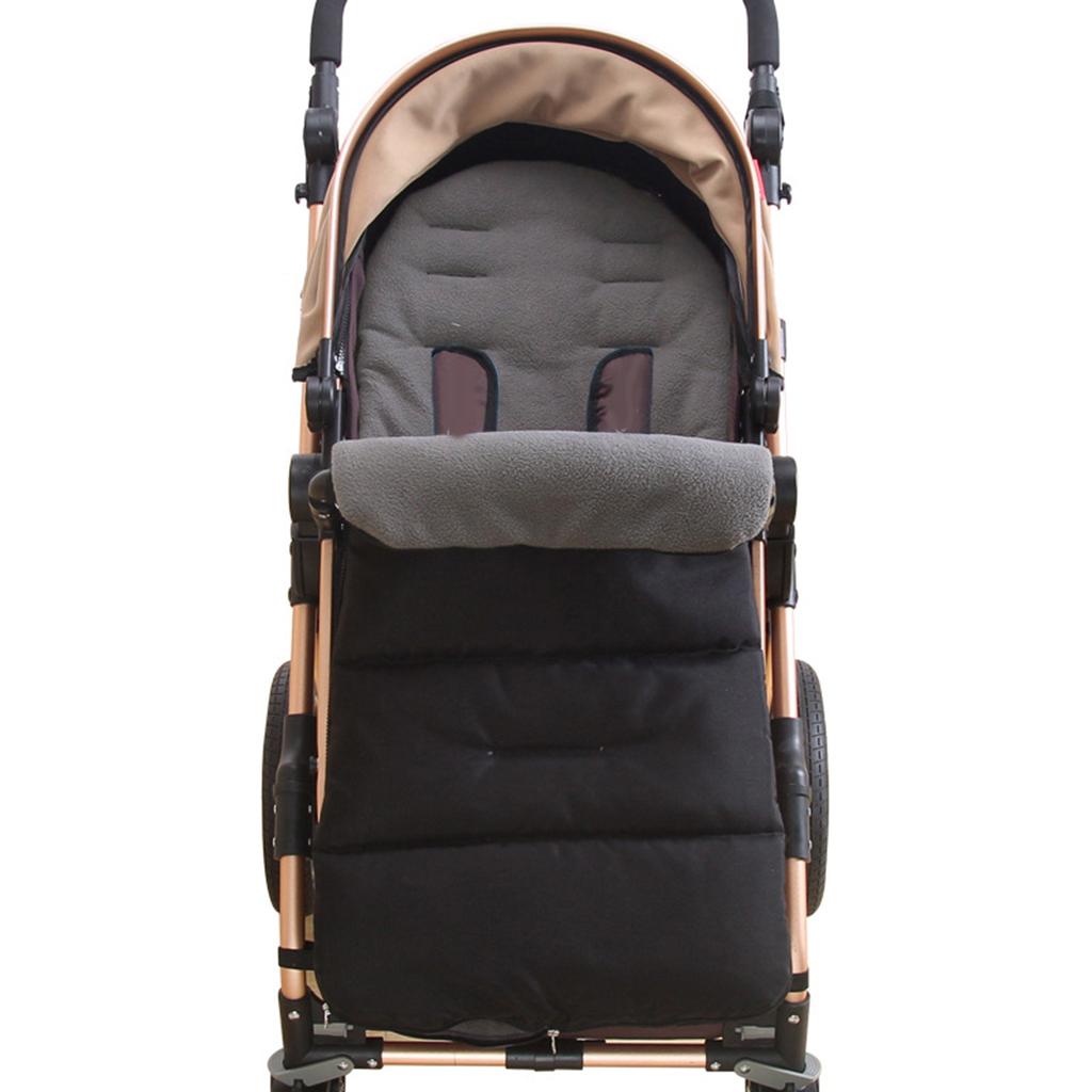 Multi-Purpose Baby Stroller Sleeping Bag Warm Swaddle Blanket Footmuff Gray