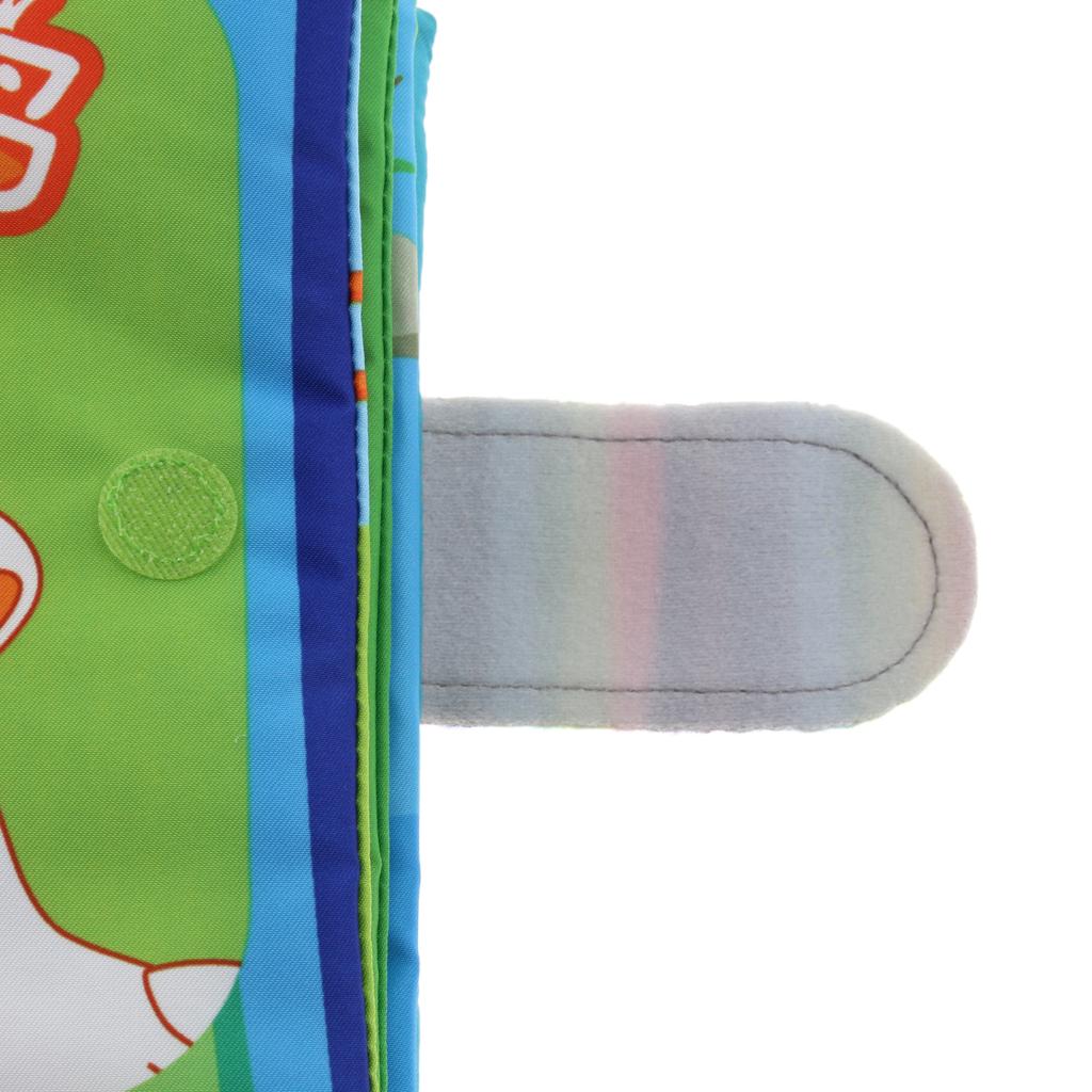 Non-Toxic Soft Cloth Book Crinkle Friction w/ rustling Sound Baby Toy Chick Duck Baby