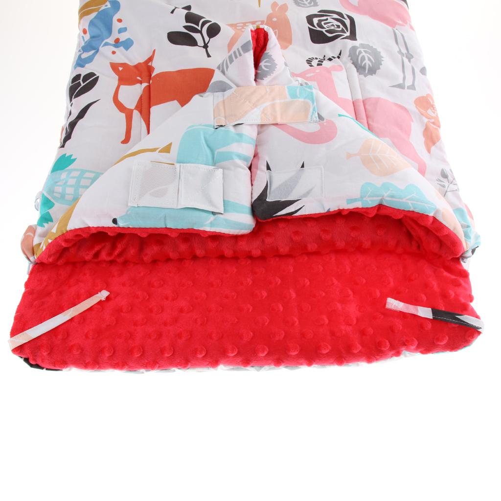 Baby Infant Newborn Cartoon Sleeping Bag Warm Swaddle Blanket Animal World