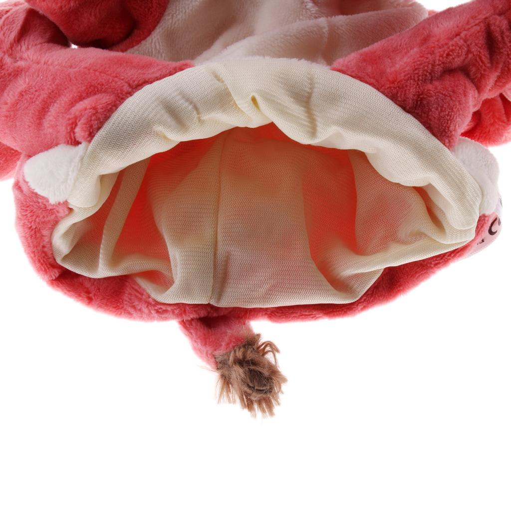 31cm Soft Plush Zoo Animals Hand Puppets for Kids Pretend Role Play Hippo