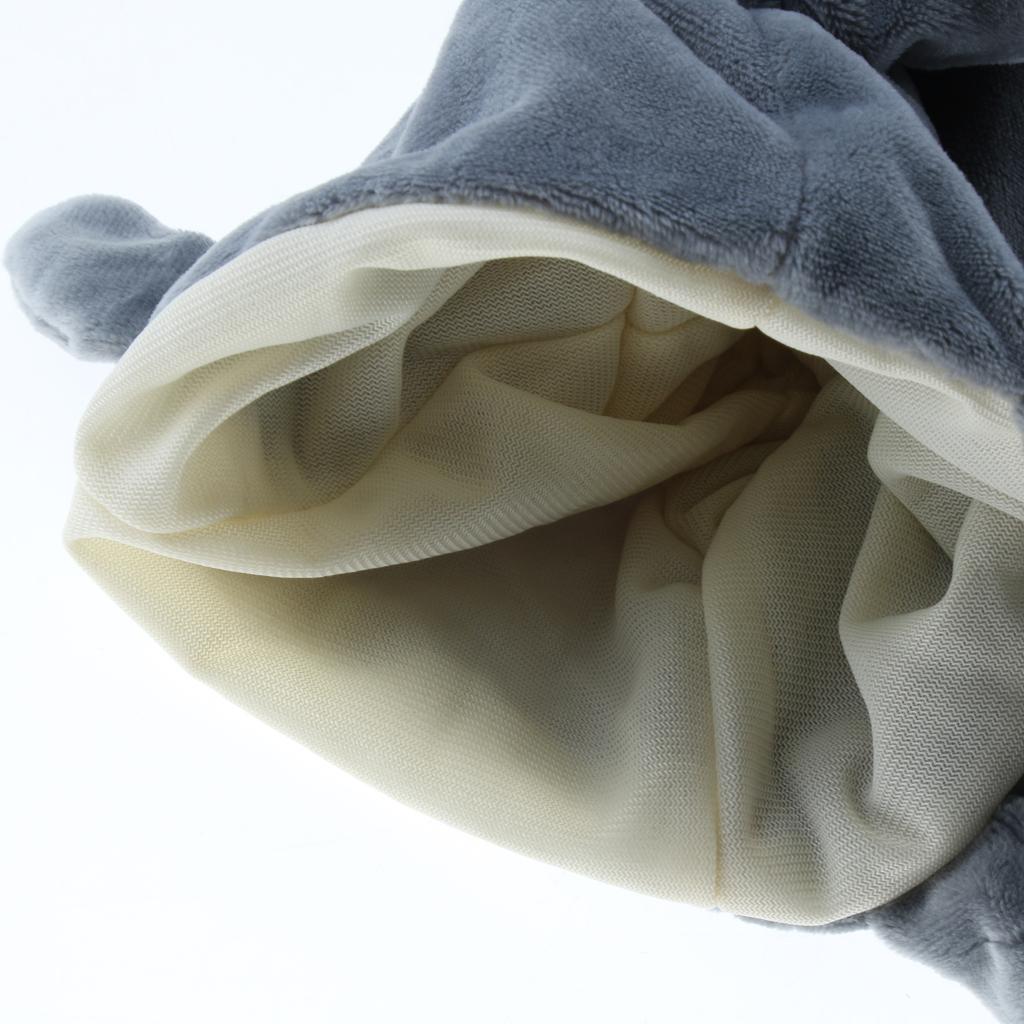 Soft Plush Animal Doll Hand Puppet with Movable Mouth Kids Toy Schnauzer