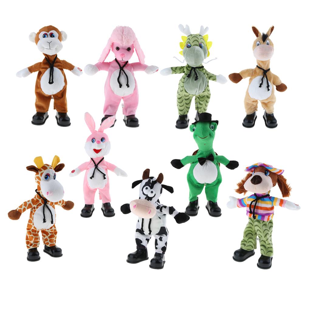 Cute Singing Dancing Naughty Soft Stuffed Animal Toy Animated Decor Dog