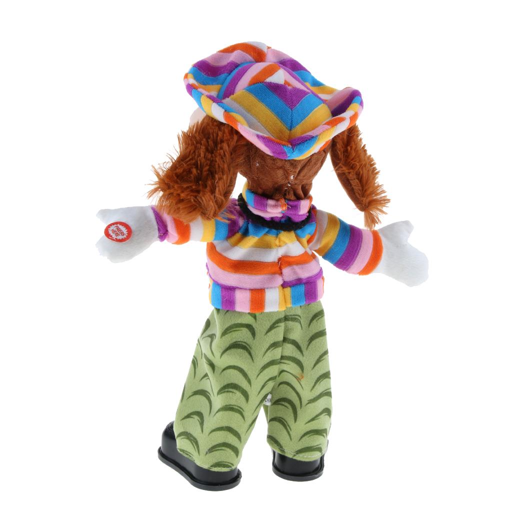 Cute Singing Dancing Naughty Soft Stuffed Animal Toy Animated Decor Dog
