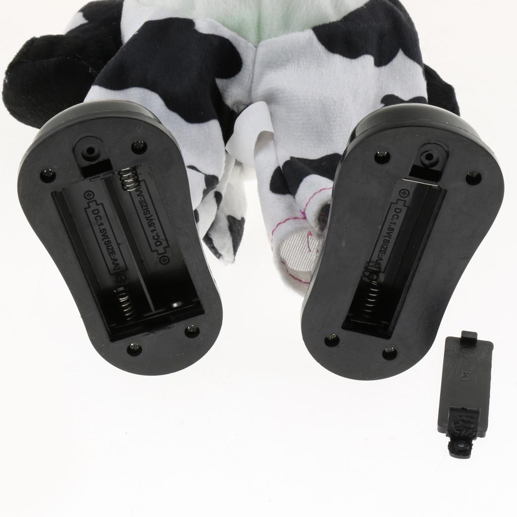 Cute Singing Dancing Naughty Soft Stuffed Animal Toy Animated Decor Cow