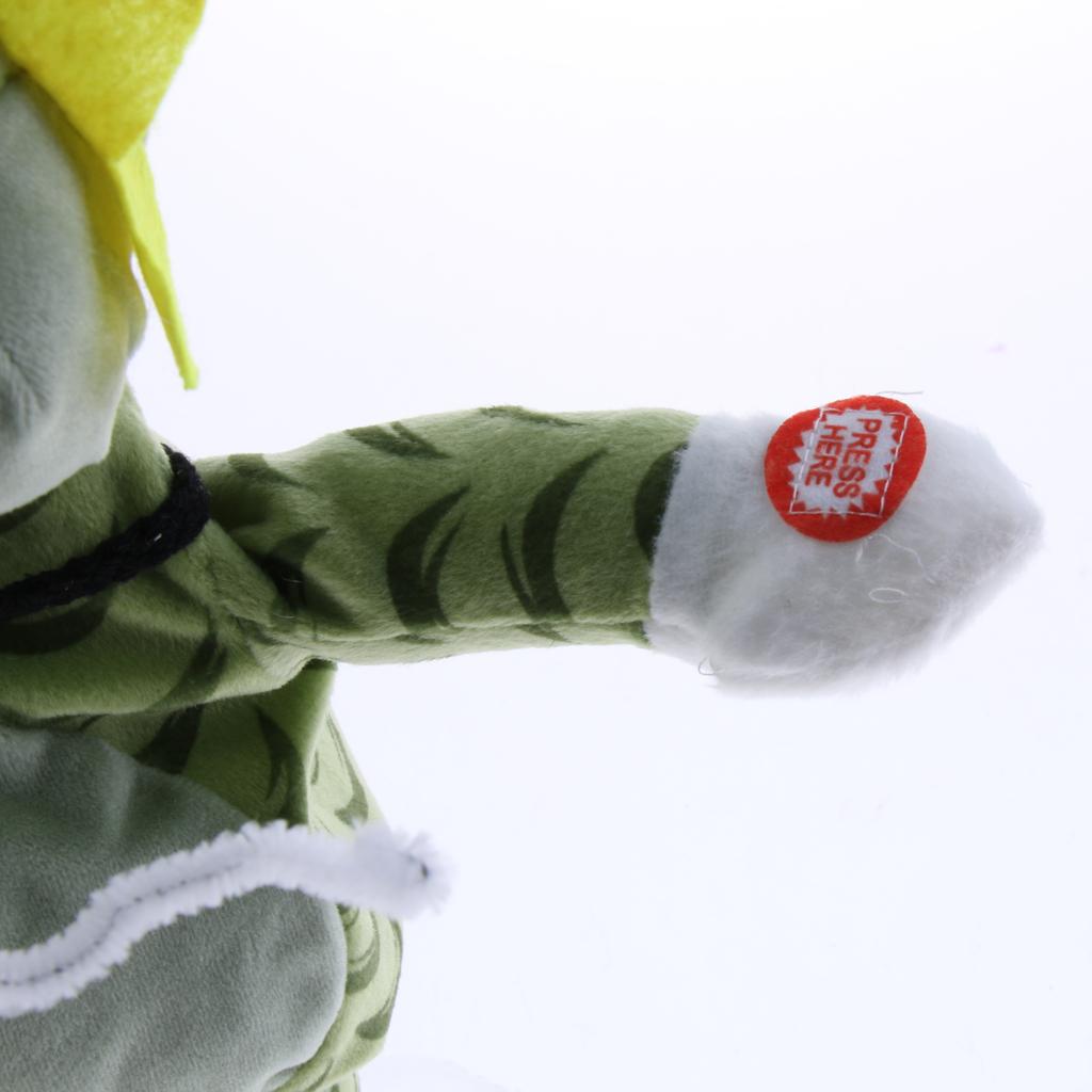 Cute Singing Dancing Naughty Soft Stuffed Animal Toy Animated Decor Dragon