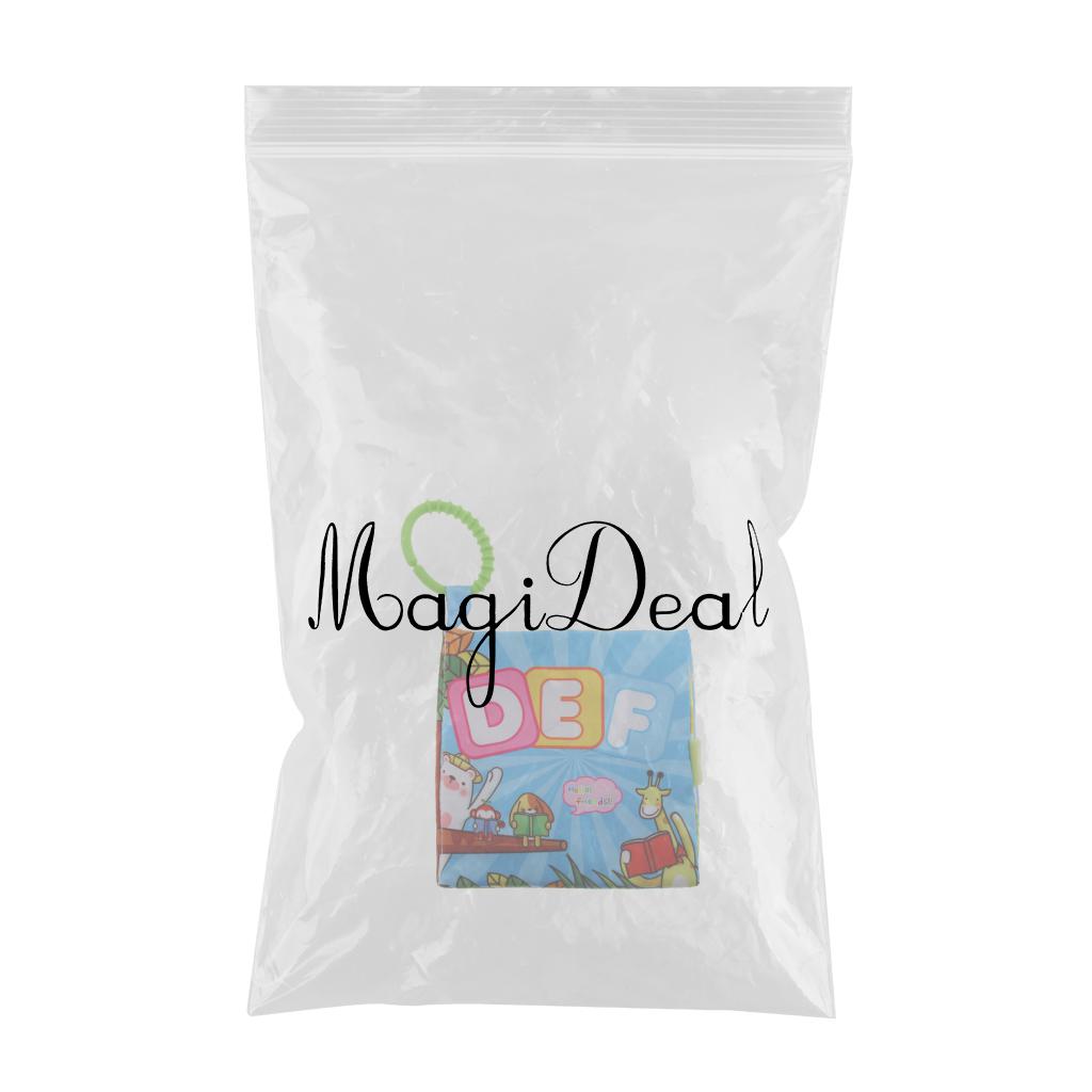 Baby Toddler Preschool Crinkle Squeaky Rattle Soft Cloth Book Toy Style 2