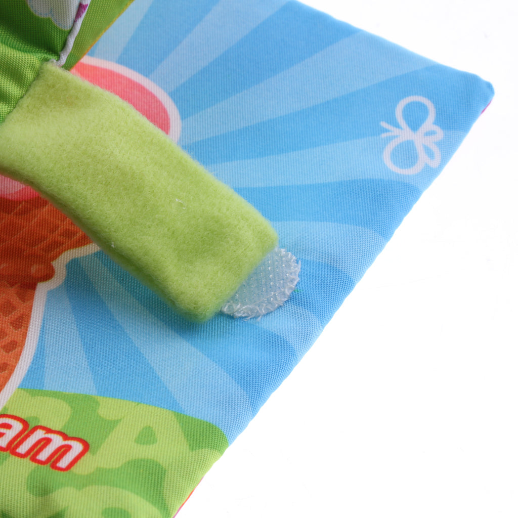 Baby Toddler Preschool Crinkle Squeaky Rattle Soft Cloth Book Toy Style 3