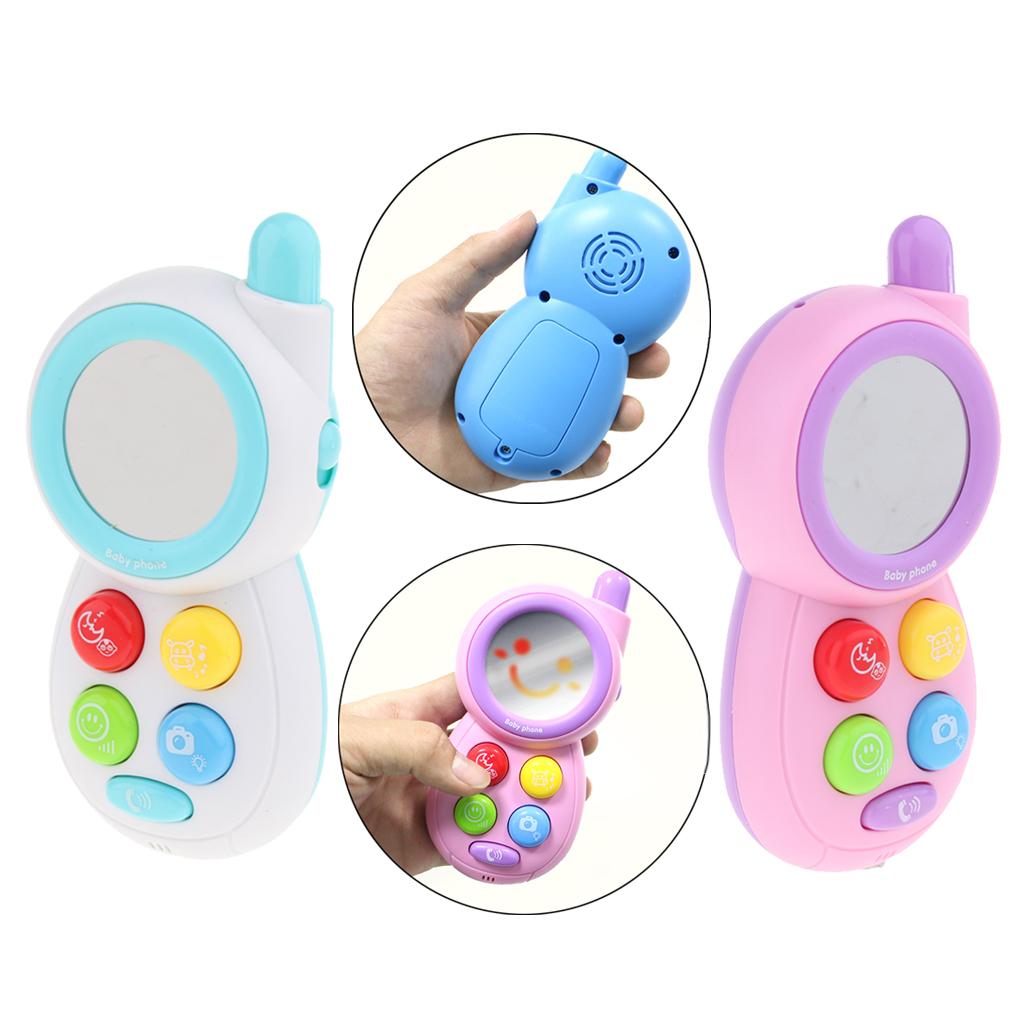 Baby Learning Musical Sound Mobile Phone Children Educational Toy Pink