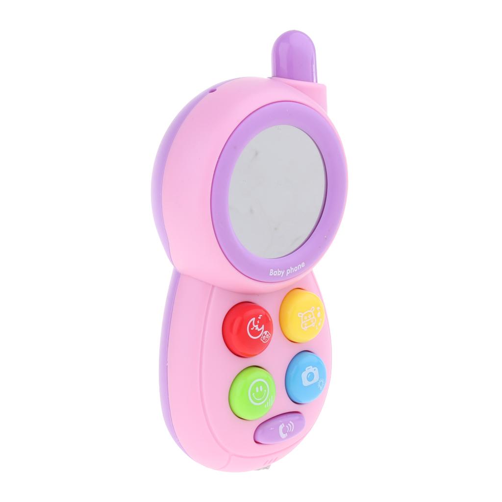 Baby Learning Musical Sound Mobile Phone Children Educational Toy Pink