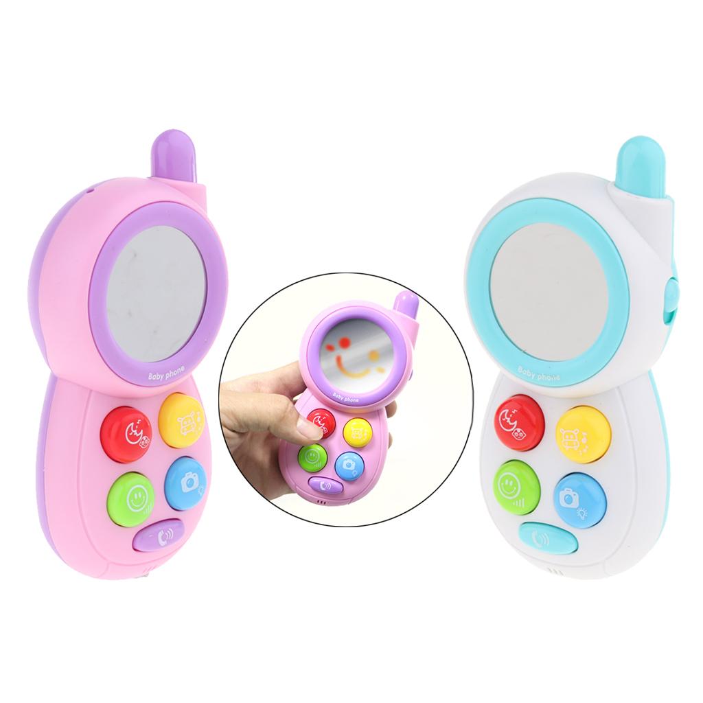 Baby Learning Musical Sound Mobile Phone Children Educational Toy Pink
