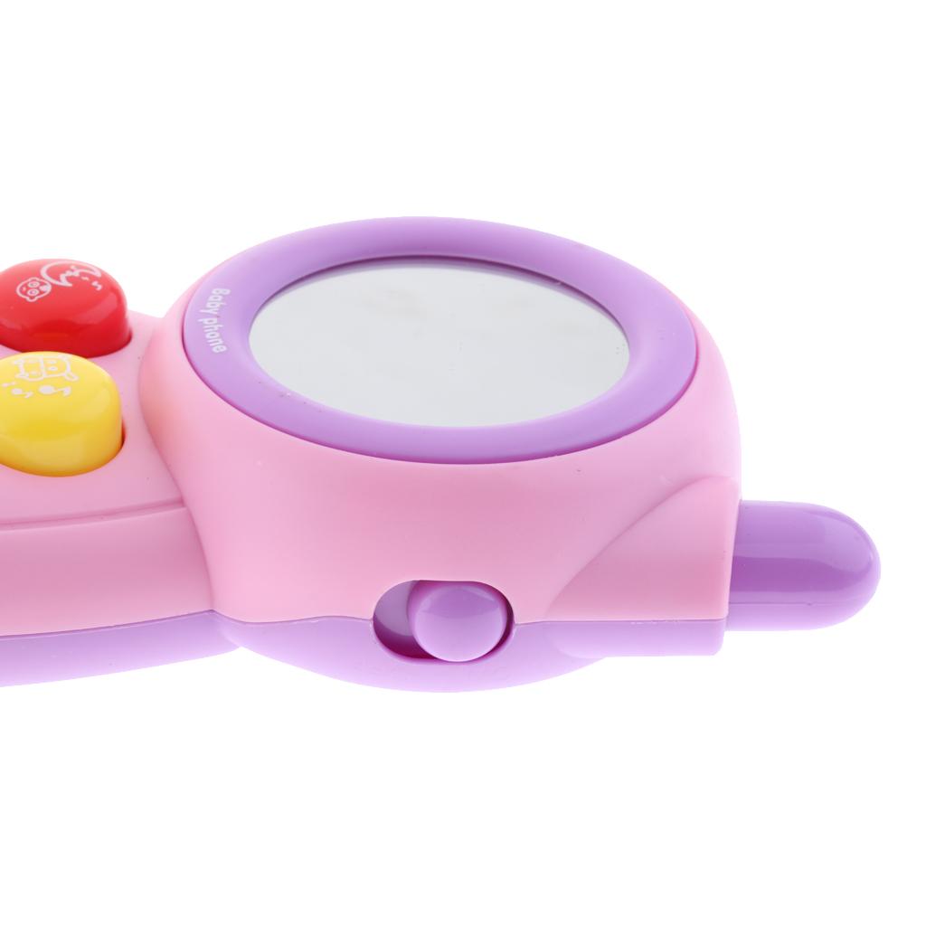 Baby Learning Musical Sound Mobile Phone Children Educational Toy Pink