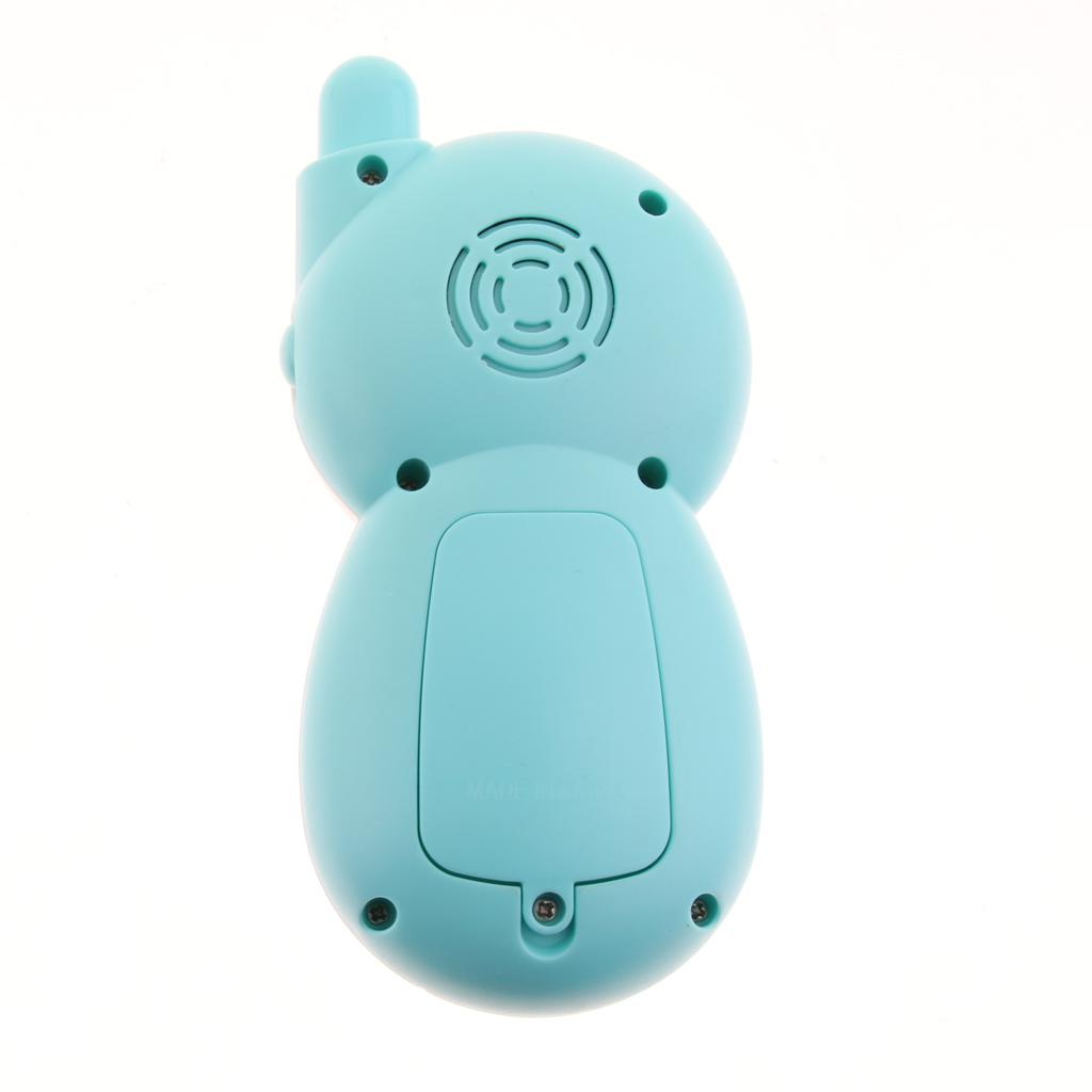 Baby Learning Musical Sound Mobile Phone Children Educational Toy Blue