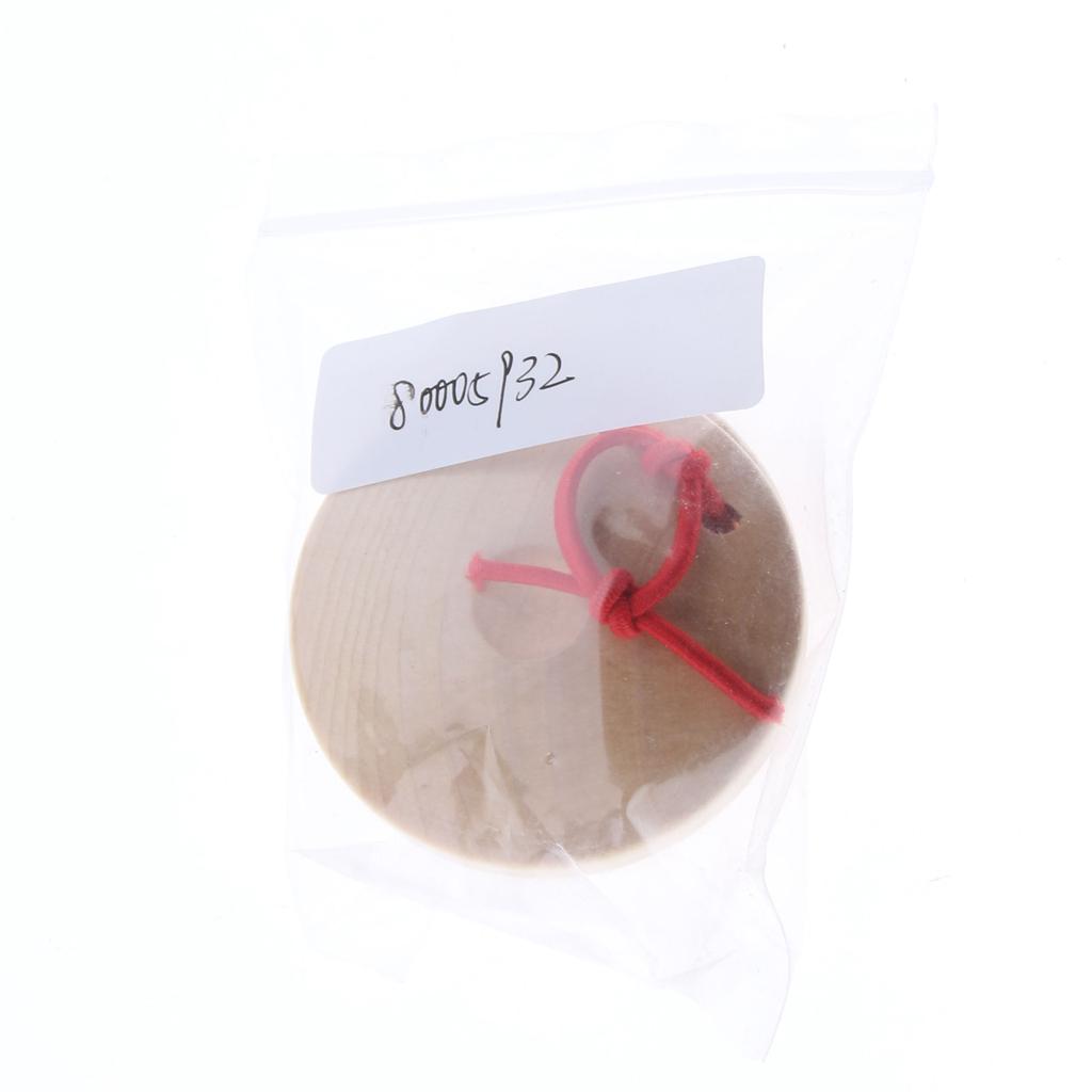 Castanet Kids Percussion Toy for Baby Early Education - Wood Color