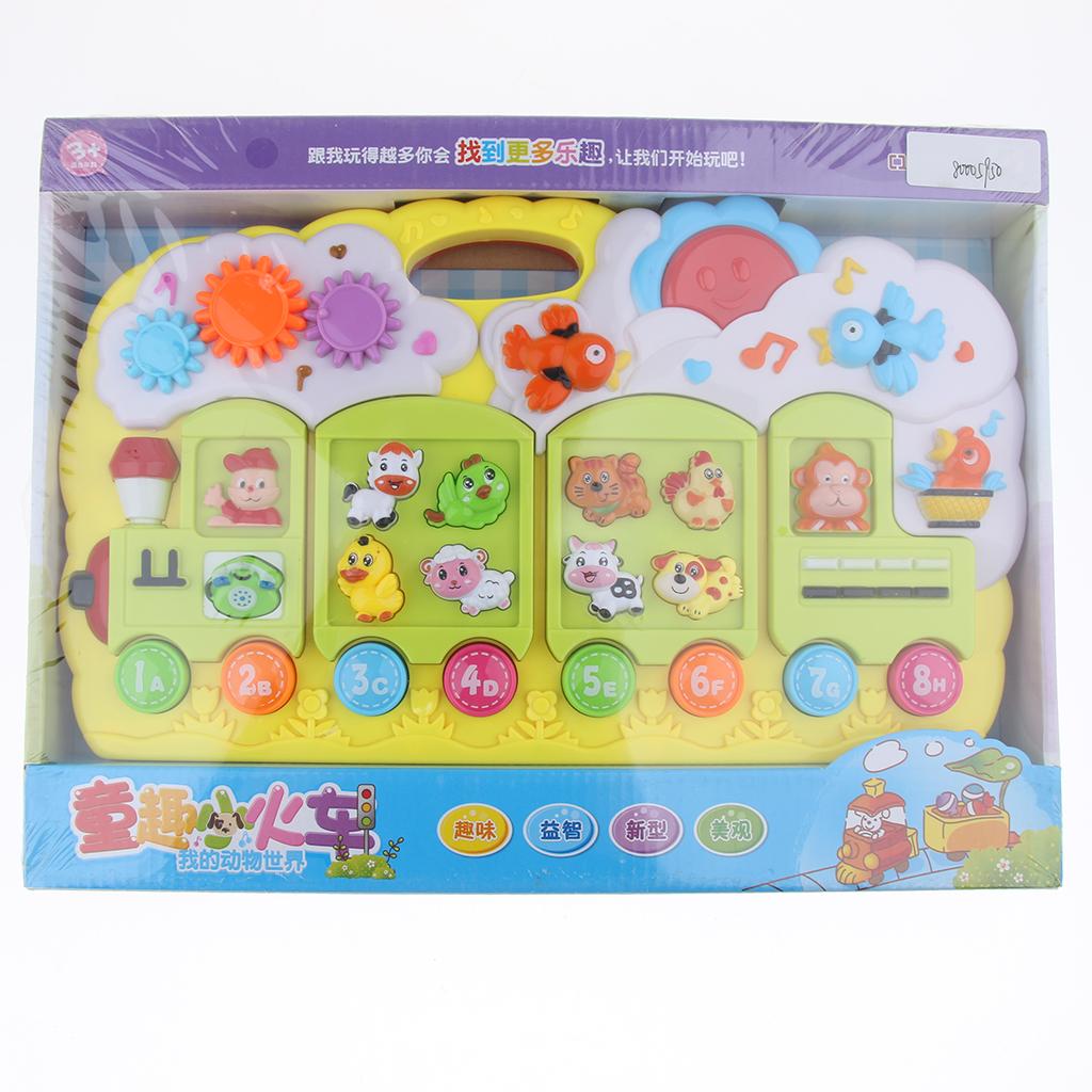 Baby Piano Music Keyboard Toddler Toys with Flash Lights Early Educational Learning