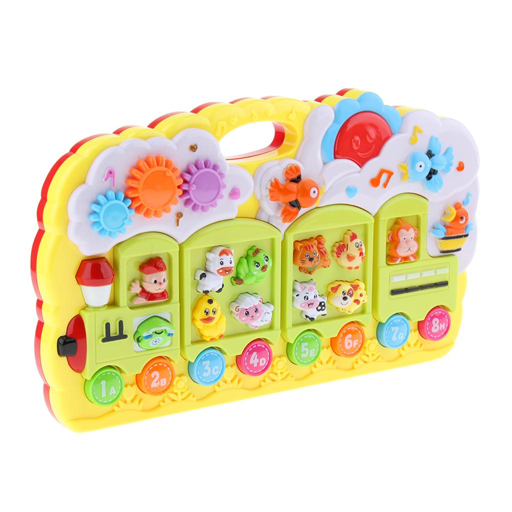 Baby Piano Music Keyboard Toddler Toys with Flash Lights Early Educational Learning