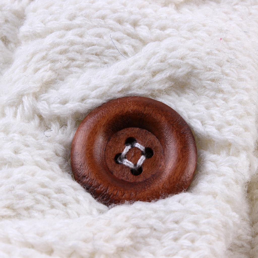 Baby Knit Swaddle Wrap Swaddling Blanket Winter Warm Sleeping Bag White