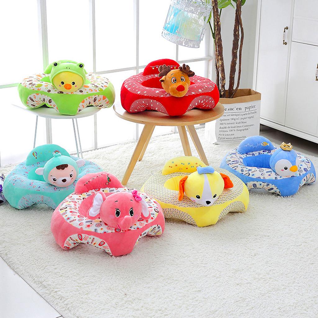 Infant Sitting Chair Baby Support Seat Soft Baby Sofa Pink Unicorn