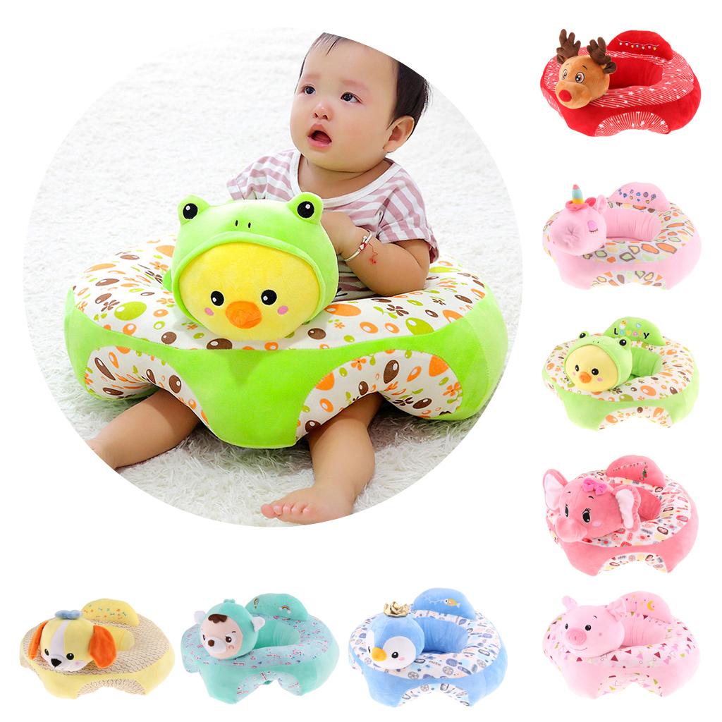 Infant Sitting Chair Baby Support Seat Soft Baby Sofa Pink Unicorn